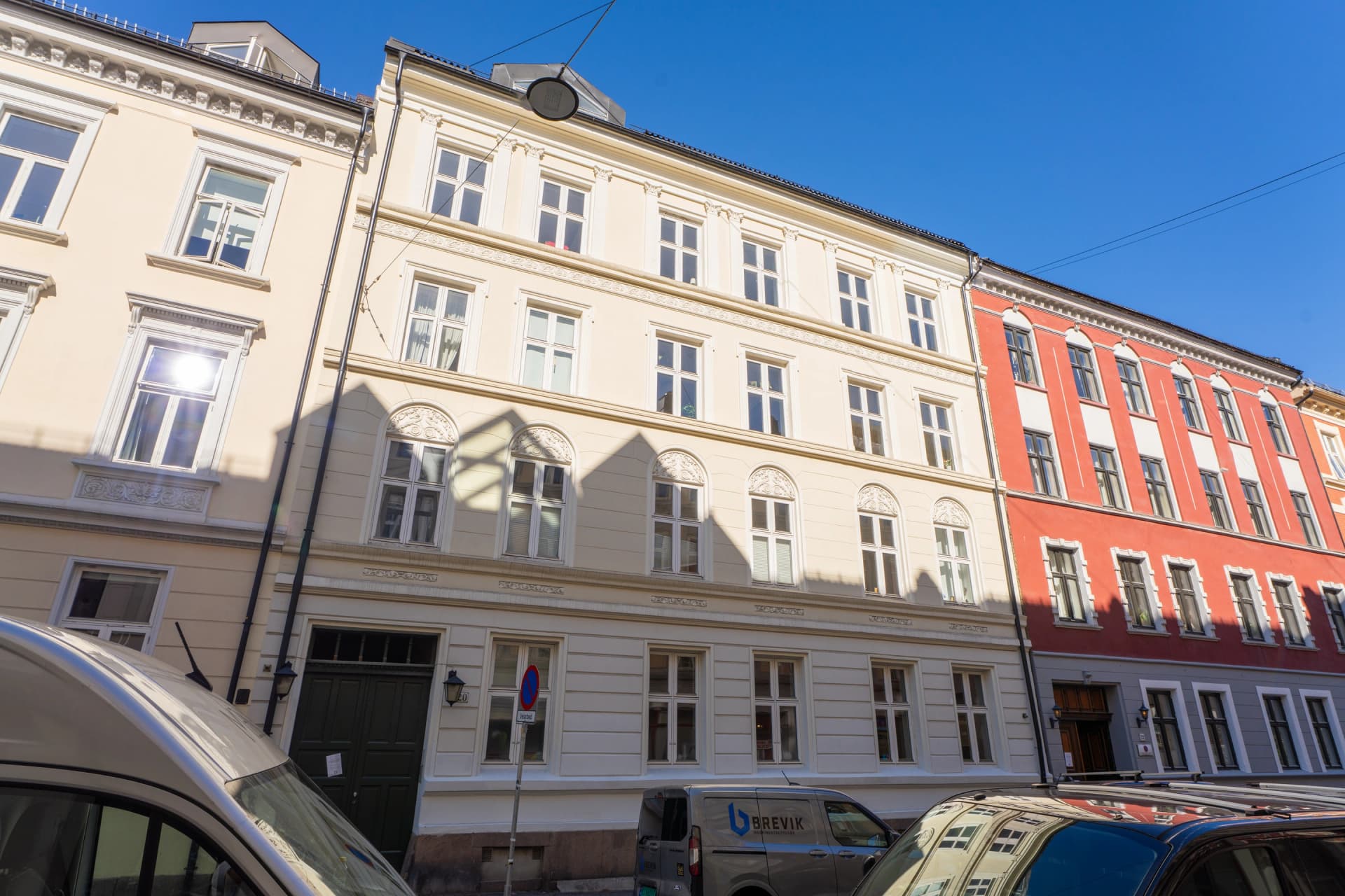 Gatefasaden i Bjerregaards gate 20