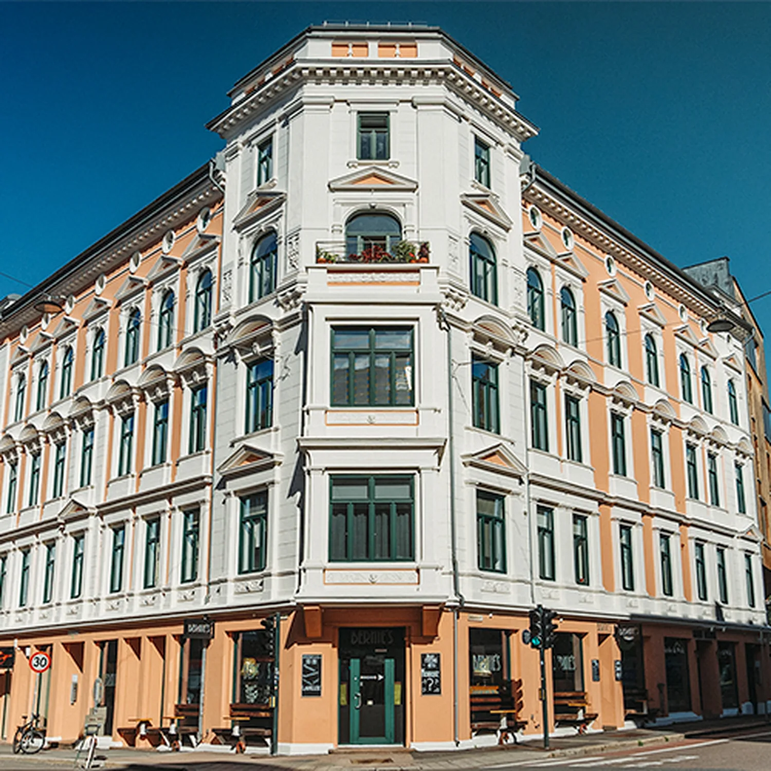 Ferdig fasade i Schweigaards gate 50