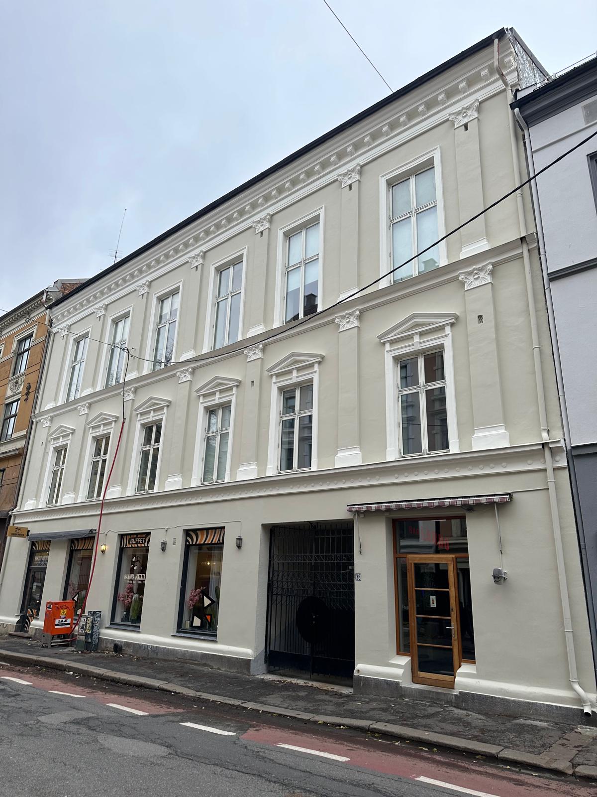 Møllergata 38 fasaderehabilitering - etter 2