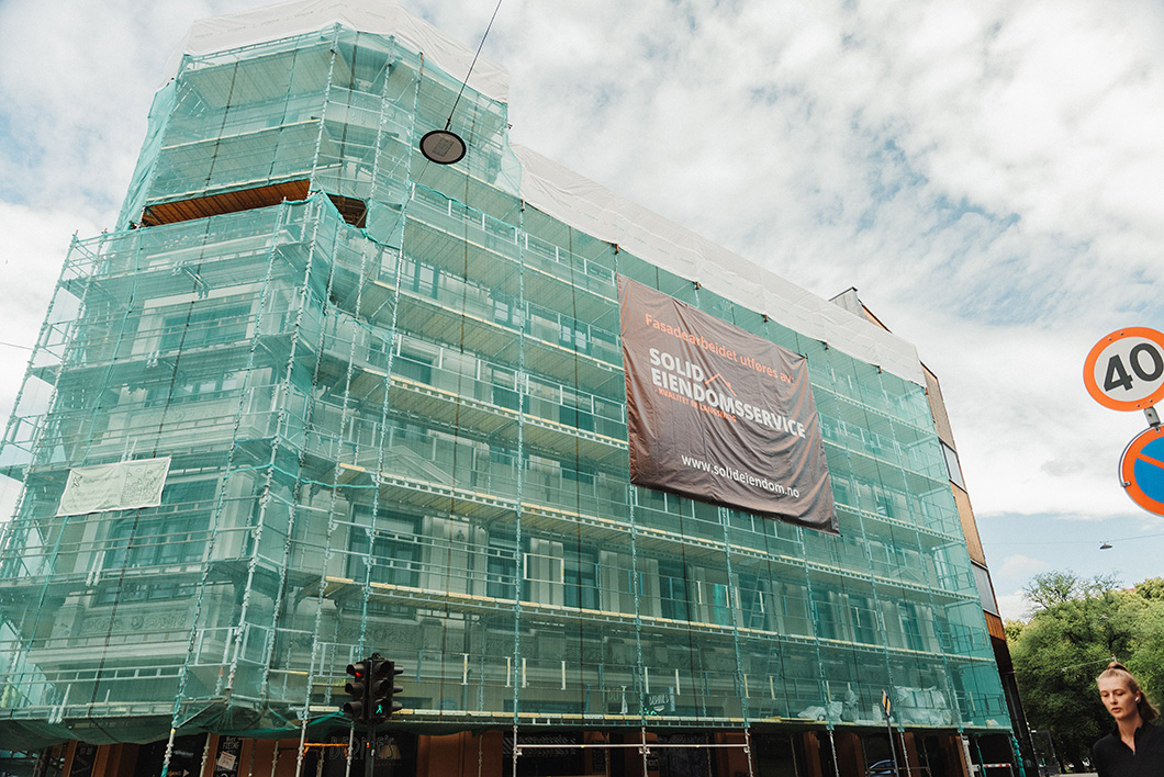 Schweigaards gate 50 fasaderehabilitering - under arbeid 8